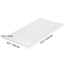 SucceBuy Polycarbonate Greenhouse Panels Roof Panels Sheets, Waterproof UV Protected Corrugated Resistance for Greenhouse/Garden