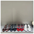 2025 Women's Summer New Fashion Square Toe Simple Solid Color Slippers Outdoor Peep Toe Casual Banquet Party Women Sandals Mujer