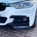 适用宝马配件 3系 F30 F31 F35 M运动版 320i 325i 328i 335i 2012-2019款 雾灯罩饰件 前扰流板