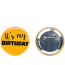 It is my Birthday Badge Button Pins first 1st 10th 16th 18th 21st 30th 40th 50th 60th Birthday party decoration gift supplies