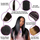 The Loom Ledger | 3-Piece Brazilian Straight Hair Bundle Set with 2x6 Lace Closure
