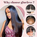 The Mirrorline | 40-Inch Bone Straight HD Lace Front Wig, Brazilian Remy