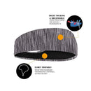 Sports Sweatband Anti-slip Headband Slim Workout Cooling Sweatband for Men Women Yoga Athletic Running Sycling Outdoor Sport