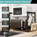 Expandable Microwave Shelf, Microwave Oven Rack Stand Holder Kitchen Corner Shelf Desktop Printer Shelf Rack, Bakers Rack