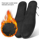 USB Heated Shoe Insoles Winter Electric Heated Insoles Warm Thermal Insoles Foot Warmer Heating Shoe Pad for Women Men
