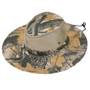 Men Women Summer Wide Brim Outdoor Sport UV Sunscreen Cowboy Fisherman Hat Foldable Big Breathable Mesh Fishing Sun Cap A5