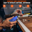 DayPlus无绳旋转工具，1.5Ah 5速，LED电源多功能工具，80件配件套装，适用于雕刻、抛光、打磨、钻孔