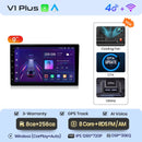 Junsun 7 9 10英寸通用CarPlay Android Auto车载收音机，适用于大众菲亚特雷诺日产现代GPS多媒体自动收音机立体声
