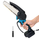 Cordless Chainsaw for Makita 18V Battery 6 inch Mini Portable Chainsaw 3000RPM for Tree/Branch/Wood Cutting