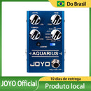JOYO R-07 AQUARIUS Delay Pedal Multi-mode 8 Digital Delay Effects 5 Minutes Recording Time Looper Function Delay Guitar Pedal