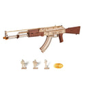 Robotime Rokr 自动步枪 AK-47 枪支积木模型拼搭套件玩具，儿童男孩生日礼物 - LQ901