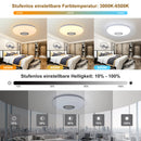 Moderne Musikleuchte RGB Dimmen Smart LED Lampe 30W Φ28cm mit Fernbedienung und APP-Steuerung für Schlafzimmer Wohnzimmer