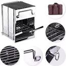 Stainless Steel Wood-burning Stove Lightweight Compact Camping Stove Portable Folding Wood Stove For Outdoor Camping Hiking