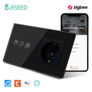 BSEED 涂鸦Zigbee智能滚筒快门开关电动窗帘开关智能家居Alexa