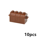 MOC Creative Building Blocks Dollar Cents Money Coins Cash Bill City Gold Silver Treasure Chests Bricks 3069 30385 Printed Tile
