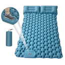 2 Person Camping Mat with Air Pillow Portable Air Mattress Waterproof Backpacking Sleeping Pad