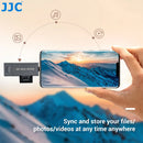 The Data Courier | JJC CR-UTC4AC UHS-II SD/microSD Card Reader (USB-C 3.1, 312MB/s)