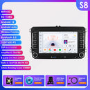 适用于大众POLO GOLF 5 6 Plus PASSAT B6 JETTA TIGUAN TOURAN SHARAN SCIROCCO CADDY 西雅特 Carplay 音频立体声 GPS 的安卓14车载收音机