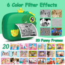 Kids Instant Camera, 2.4" HD 1080P Instant Camera with 32GB Card, Instant Print Camera for Kids 3-12