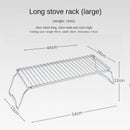 Folding Campfire Grill Portable Stainless Steel Camping Grill Grate Gas Stove Stand Multifunctional Outdoor Wood Stove Stand