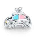 Hot Original Pendant S925 Sterling Silver Rabbit Charm Fit 3mm Bracelet Diy For Women Classic Easter egg beads Daily Gift Fine