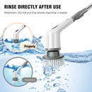 DayPlus 10 in 1 Electric Spin Scrubber Cordless Rechargeable, Electric Cleaning Brush Adjustable Handle Shower Cleaner Brush