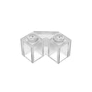 Gobricks 10PCS Building Blocks 2x2 Brick 45 degrees compatible with 87620 Ｃhildren's  toys Assembles Small Particle Parts Brick
