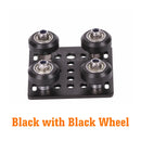 1set 3D Printer Parts Opensource V Gantry Plat Set Special Slide Plate Pulley For 2020 /2040 V-slot Aluminum Profiles Wheels