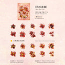 20pcs/lot Kawaii Stationery Stickers  A Poem of Flowers Junk journaling stickers Planner Decorative Mobile Scrapbooking Supplies