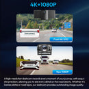 XGODY 4K高清触屏Carplay安卓自动行车记录仪 10.26英寸大屏无线电多媒体播放器