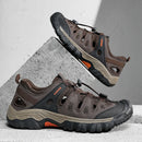 New Men Sandals Summer Casual Beach Shoes Breathable Anti-Slip Slip on Flat Sandals Male Outdoor Walking Slippers Comfortable