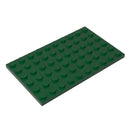 高砖 10个 MOC 板 6 x 10 兼容 3033 拼装颗粒积木零件 DIY积木块科技零件玩具