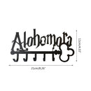 Halloween for Creative Metal for Key Holder wih 5 Hooks Iron Art Wall Mounted Adhesive Black Hanger  Hat Towel for G5AB