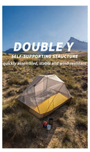 Naturehike Mongar 2 Person Tent 20D Nylon 210T Waterproof Ultralight Camping Hiking Tent with Mat Backpacking Travel Tent