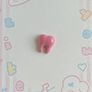 20 Pcs New Cute Cartoon Animal White Small Teeth Series Resin Scrapbook Diy Jewelry Children Gift Hairpin Accessories C05