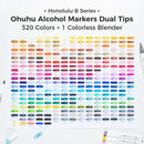 The Honolulu | Professional Alcohol Art Marker Set, 24–320 Colors