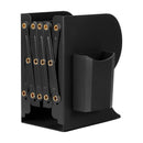 Adjustable Bookend with Pen Holder Extends up to 19 Inch Expandable Desk Magazine File Organizer Holder for Office Book Storage