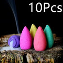 Mixed Natural Incense Rose Jasmine Lavender Osmanthus Sakura Smoke Cone Reflux Tower Incense Backflow Incense Bullet