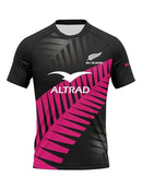 2026 Men's Camiseta De Rugby Picton All Blacks Pluma Match T-Shirt  Raglan Quick Drying Sports Top Outdoor Fitness Beachwear
