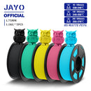 JAYO 5Rolls PETG Filament 1.75mm High Speed PETG 3D Printer Filament 1.1KG/Roll High Flow Speedy Matte 3D Printing Materials
