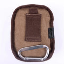 Men Casual Canvas Waist Pack Portable Vintage Coin Purse With Hook Hunting Slingshot Accessory Bag Tactical pack