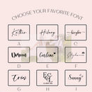 Personalize Bridesmaid Gifts Box Empty Party Proposal Wedding Card Custom Name Stickers Labels Box for Mother Birthday Idea Logo