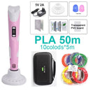 带20/30色PLA耗材的儿童3D打印笔，3D创意玩具儿童礼物，带便携包
