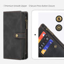 for Samsung Galaxy S23 S22 Ultra S21 S20 FE Plus A14 A34 54 A12 A33 A52 A53 A72 A73 Multifunctional Wallet Leather Case Cover