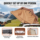 VEVOR Rooftop Tent Hardshell Folding Tent with Telescopic Ladder Mattress PVC Cover Bag Waterproof for Jeep SUV Van Pickup Truck