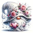 Huacan New Arrivals Diamond Painting Portrait Gnome Diy Mosaic Flower Rhinestone Pictures Kit Wall Art Decor For Home
