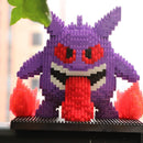 Pokemon Gengar Micro Building Blocks Piplup Mega Charizard DIY Assembly Puzzle Mini Bricks Toys for Kid Christmas Gift