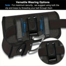 Other 1pc Stylish Multi-functional Men's Belt Bag Mobile Phone Bag Card Money License Case Stylish Simple Black Fanny Pack