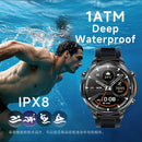 The Milestone Recon | 1.7'' HD GPS Military Smartwatch with Flashlight