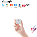 SIXWGH Tuya Zigbee Smart Home Automation Switch Breaker Work With Smart Gateway Smartlife App Control support Google Home Alexa
